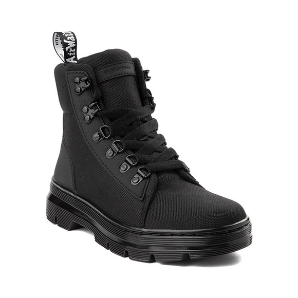Dr. Martens Combs Combat Boot - Black - Picture 1 of 5